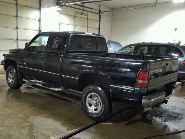 3B7HF13Y1TG130023 - 1996 DODGE RAM 1500 BLACK photo 3