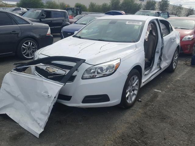 1G11D5RRXDF120018 - 2013 CHEVROLET MALIBU 1LT WHITE photo 2