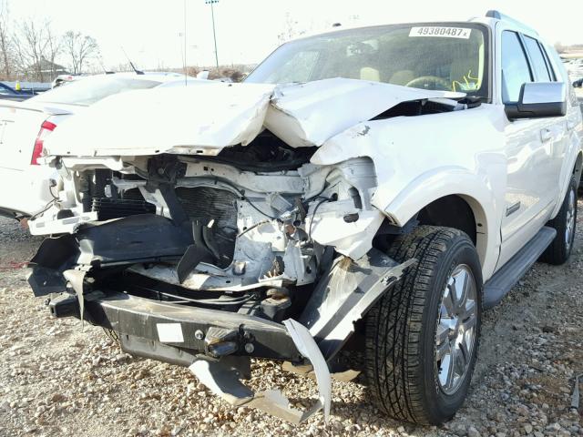 1FMEU75EX8UA65851 - 2008 FORD EXPLORER L WHITE photo 9