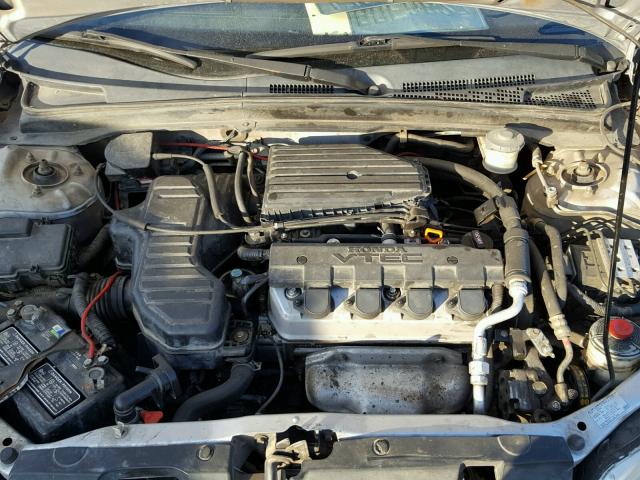 2HGES26793H611274 - 2003 HONDA CIVIC EX SILVER photo 7