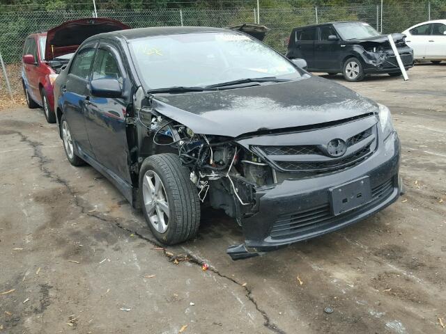 2T1BU4EE2BC557185 - 2011 TOYOTA COROLLA BA BLACK photo 1