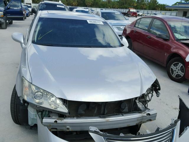 JTHBJ46G982224349 - 2008 LEXUS ES 350 WHITE photo 9