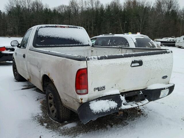 2FTPF17L01CA31262 - 2001 FORD F150 WHITE photo 3