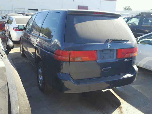 2HKRL1853XH520100 - 1999 HONDA ODYSSEY LX BLUE photo 3