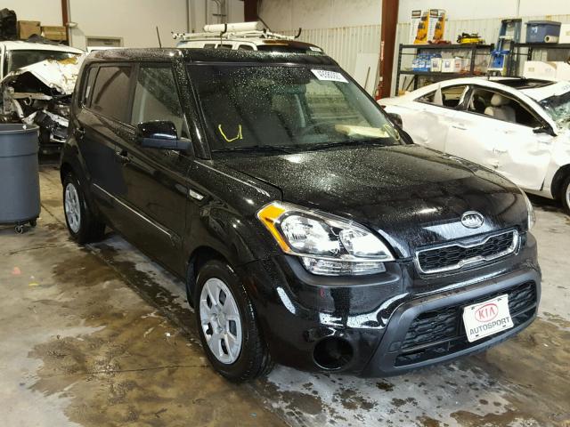 KNDJT2A52C7748410 - 2012 KIA SOUL BLACK photo 1