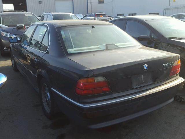 WBAGF8325WDL52546 - 1998 BMW 740 I AUTO BLACK photo 3