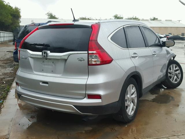 2HKRM3H7XFH517381 - 2015 HONDA CR-V EXL SILVER photo 4