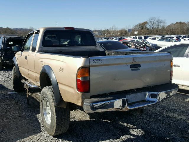 4TAWM72N9XZ442924 - 1999 TOYOTA TACOMA XTR GOLD photo 3