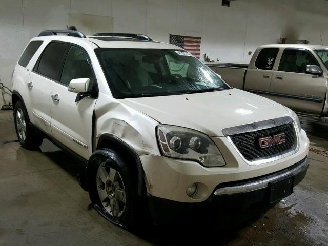 1GKER33728J237640 - 2008 GMC ACADIA SLT WHITE photo 1