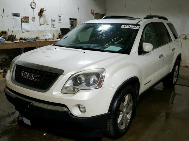 1GKER33728J237640 - 2008 GMC ACADIA SLT თეთრი ფოტო 2