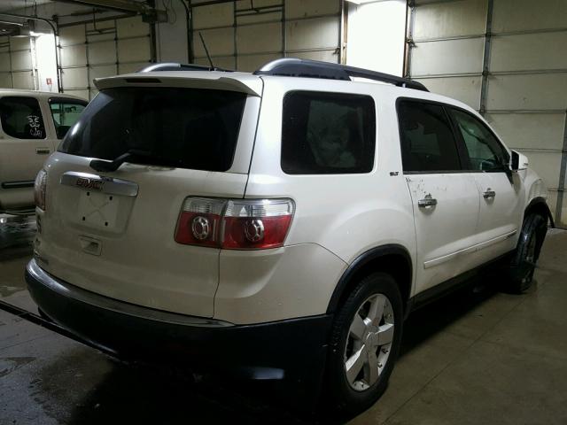 1GKER33728J237640 - 2008 GMC ACADIA SLT WHITE photo 4