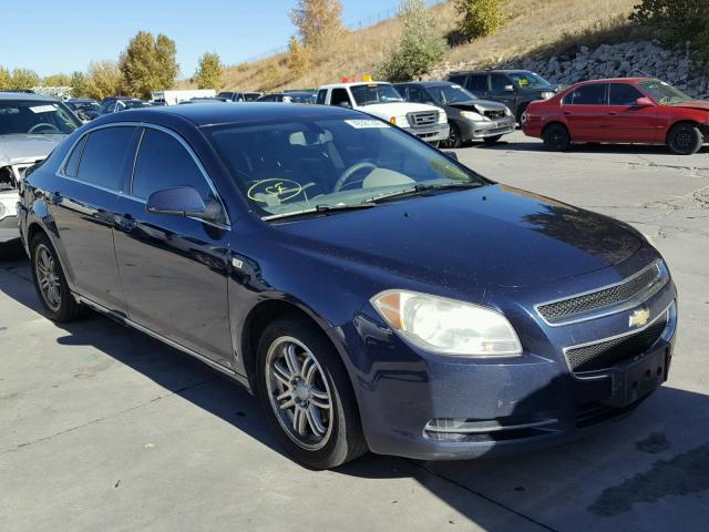 1G1ZH57B38F207536 - 2008 CHEVROLET MALIBU 1LT BLUE photo 1