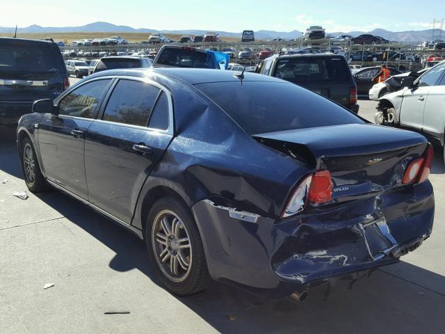 1G1ZH57B38F207536 - 2008 CHEVROLET MALIBU 1LT BLUE photo 3