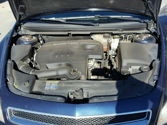 1G1ZH57B38F207536 - 2008 CHEVROLET MALIBU 1LT BLUE photo 7