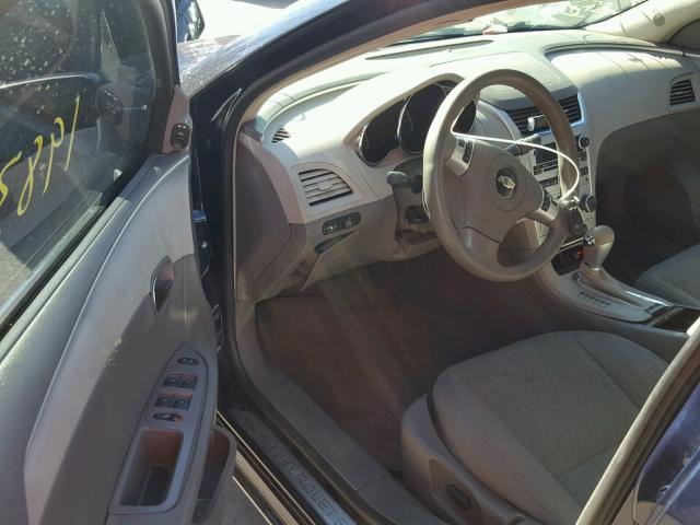 1G1ZH57B38F207536 - 2008 CHEVROLET MALIBU 1LT BLUE photo 9