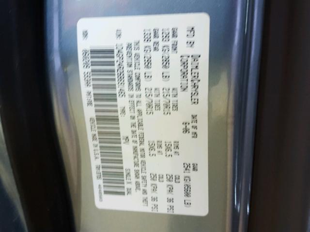 1D4GP24R26B691465 - 2006 DODGE GRAND CARA BLUE photo 10