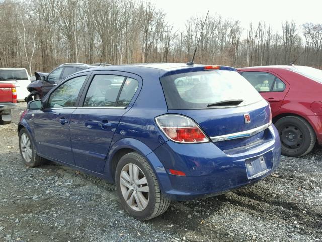 W08AT671085070568 - 2008 SATURN ASTRA XR BLUE photo 3