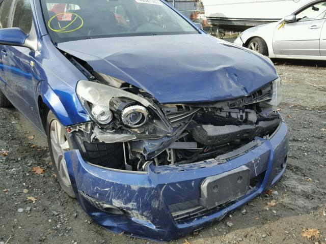 W08AT671085070568 - 2008 SATURN ASTRA XR BLUE photo 9