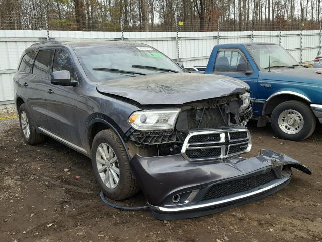 1C4RDJAG0EC597802 - 2014 DODGE DURANGO SX GRAY photo 1