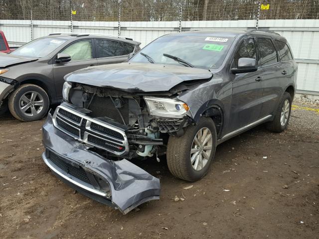 1C4RDJAG0EC597802 - 2014 DODGE DURANGO SX GRAY photo 2