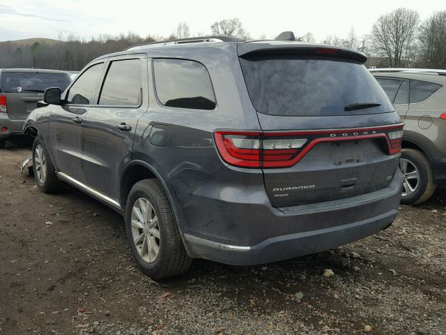 1C4RDJAG0EC597802 - 2014 DODGE DURANGO SX GRAY photo 3