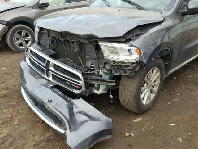 1C4RDJAG0EC597802 - 2014 DODGE DURANGO SX GRAY photo 9