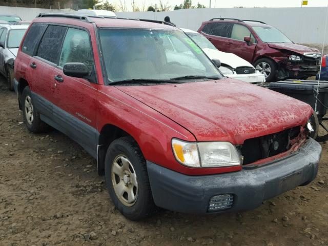 JF1SF63512H728809 - 2002 SUBARU FORESTER L RED photo 1
