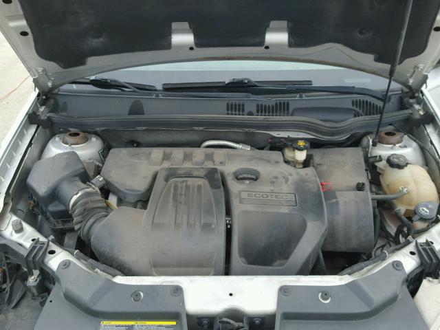 1G1AK55F977243549 - 2007 CHEVROLET COBALT LS SILVER photo 7