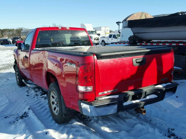 1GTEK14C87Z615203 - 2007 GMC NEW SIERRA RED photo 3