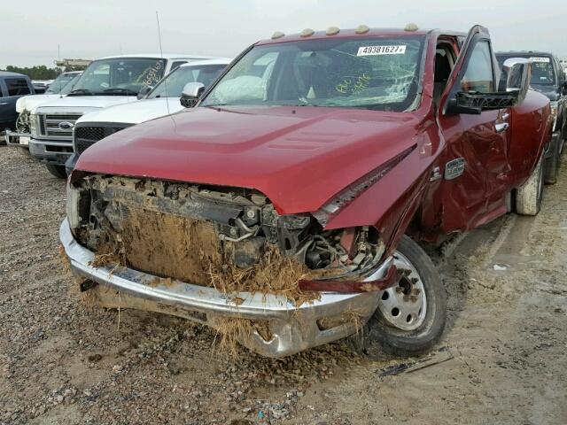 3C63DRNL0CG247874 - 2012 DODGE RAM 3500 L RED photo 2