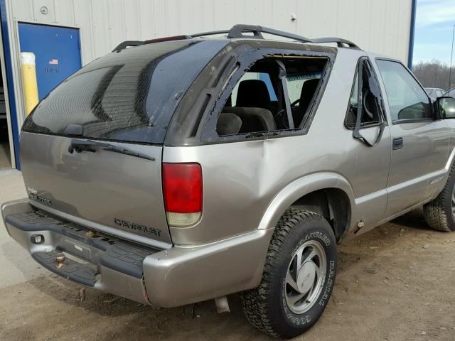 1GNCT18W72K166579 - 2002 CHEVROLET BLAZER BROWN photo 9