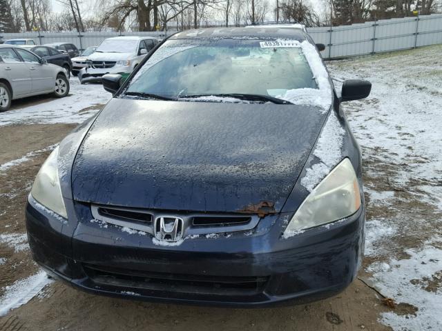 1HGCM56363A064060 - 2003 HONDA ACCORD LX BLACK photo 9