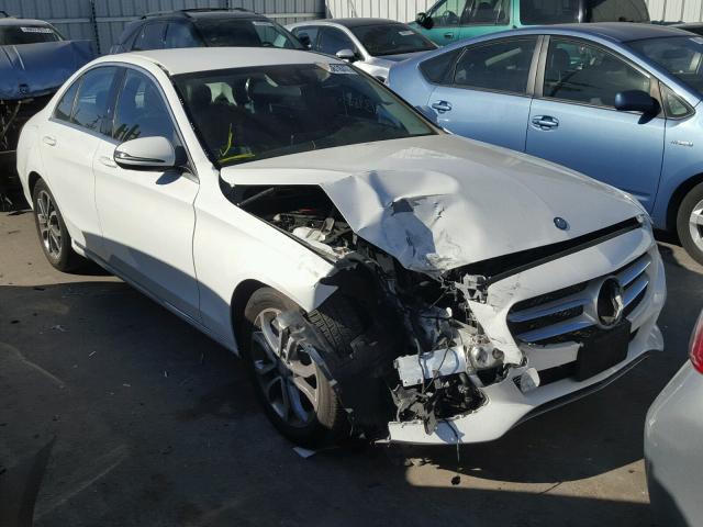 55SWF4JB9GU141434 - 2016 MERCEDES-BENZ C 300 WHITE photo 1