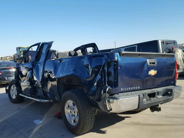 2GCEC19J481103209 - 2008 CHEVROLET SILVERADO BLUE photo 3