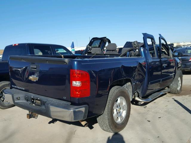 2GCEC19J481103209 - 2008 CHEVROLET SILVERADO BLUE photo 4