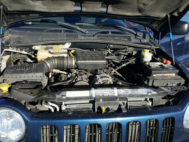 1J4GL58K32W139235 - 2002 JEEP LIBERTY LI BLUE photo 7