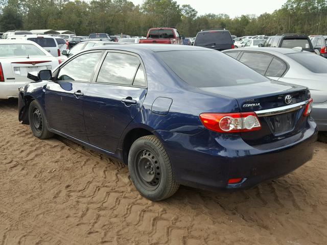 JTDBU4EE5B9149690 - 2011 TOYOTA COROLLA BA BLUE photo 3