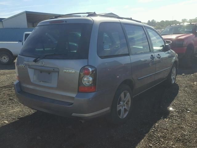 JM3LW28J940509778 - 2004 MAZDA MPV WAGON SILVER photo 4