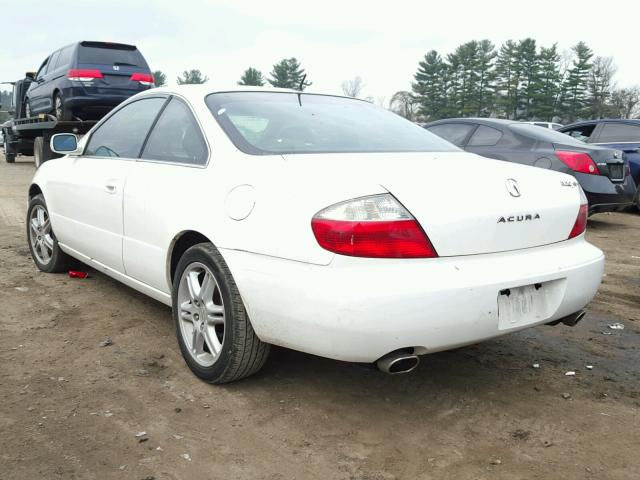 19UYA42713A007928 - 2003 ACURA 3.2CL TYPE WHITE photo 3