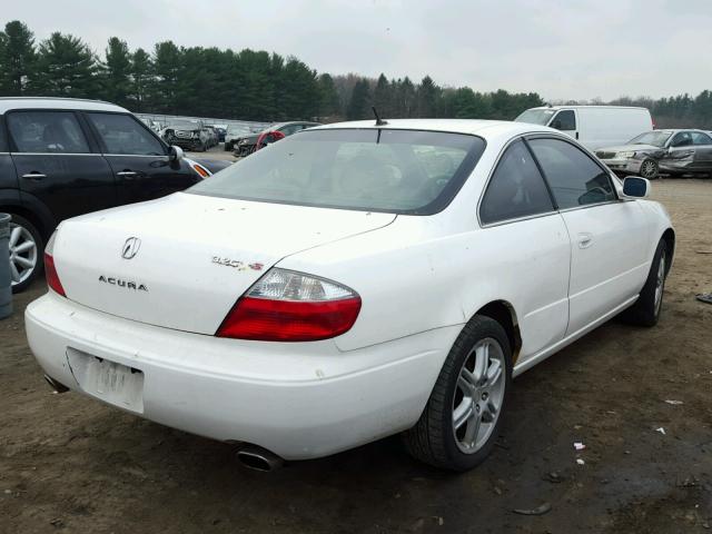 19UYA42713A007928 - 2003 ACURA 3.2CL TYPE WHITE photo 4