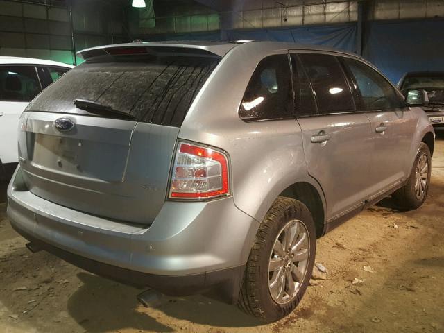 2FMDK39C77BB45180 - 2007 FORD EDGE SEL P SILVER photo 4