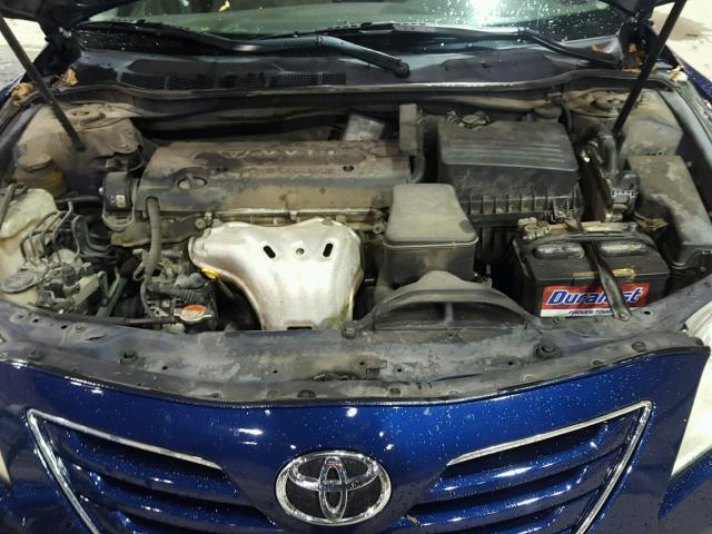 4T1BE46K47U069573 - 2007 TOYOTA CAMRY NEW BLUE photo 7