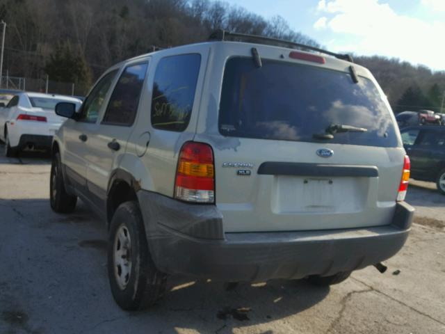 1FMYU02183KA26279 - 2003 FORD ESCAPE XLS BEIGE photo 3