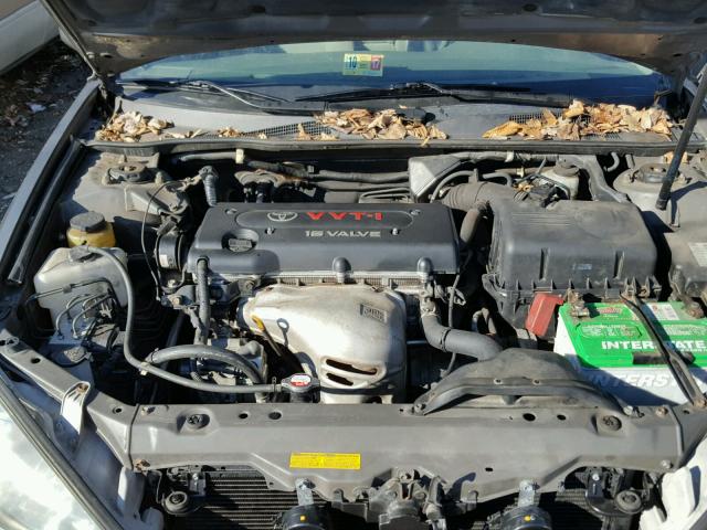 4T1BE32K72U610981 - 2002 TOYOTA CAMRY LE GRAY photo 7