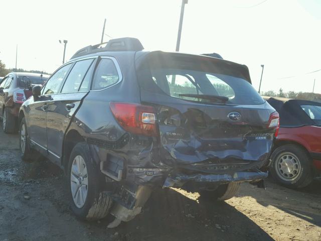 4S4BSAAC2H3320511 - 2017 SUBARU OUTBACK 2. GRAY photo 3