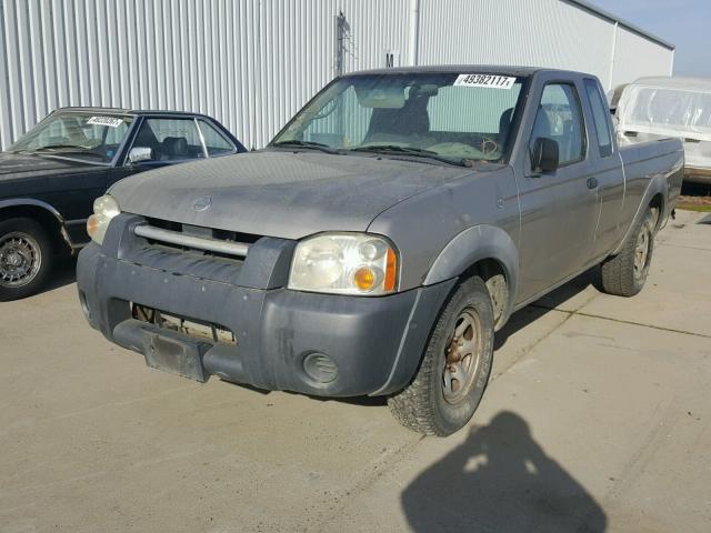 1N6DD26S52C370725 - 2002 NISSAN FRONTIER K GRAY photo 2