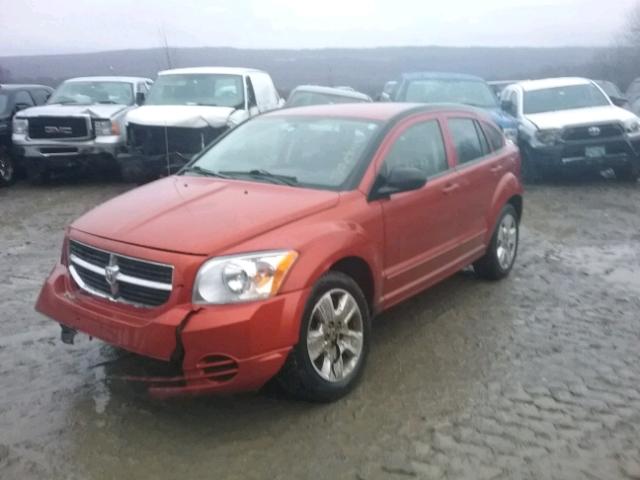 1B3HB48A99D240057 - 2009 DODGE CALIBER SX ORANGE photo 2