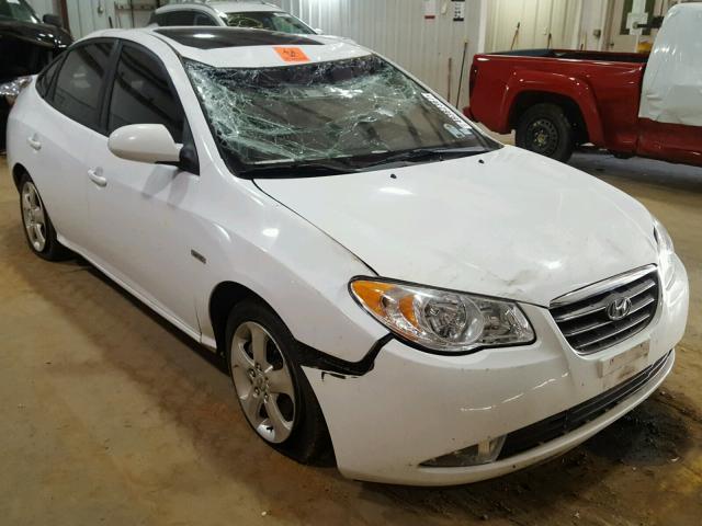 KMHDU46D97U111586 - 2007 HYUNDAI ELANTRA GL WHITE photo 1