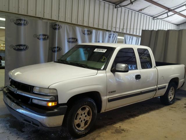 1GCEC19T11Z148297 - 2001 CHEVROLET SILVERADO WHITE photo 2