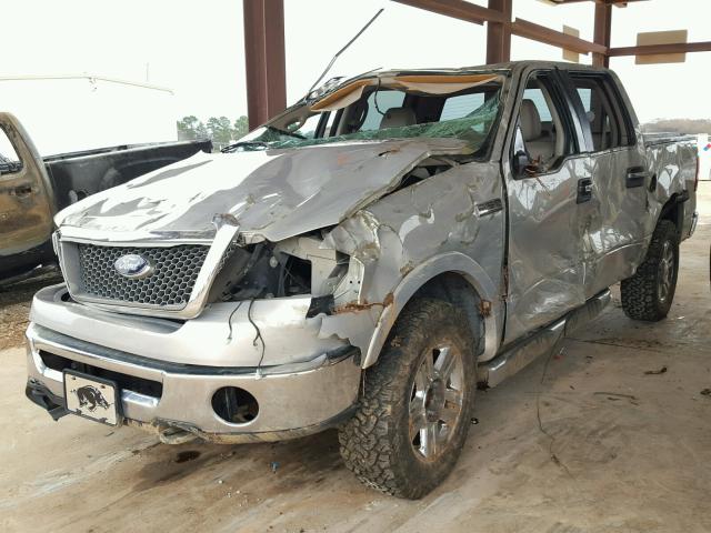 1FTPW14V66FA94254 - 2006 FORD F150 SUPER SILVER photo 2